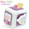 Montessori Busy Board Sensory Toy Baby Practice Skills Activity Cube Early Educational Toy Fine Motor Toy Gifts for Boys Girls