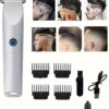 Electric Hair Clipper, USB Rechargeable, Cordless Hair Clipper with Limiting Comb, Suitable for Face, Beard and Body Parts.