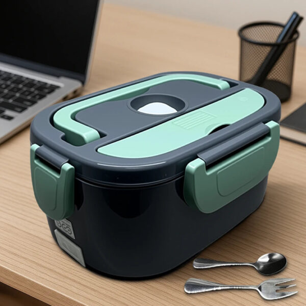 1.5L Electric Lunch Box Food Warmer Portable Food Heater for Car Trucker Home Office 304 Stainless Steel Liner Lunch Heating Box