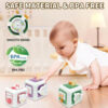 Montessori Busy Board Sensory Toy Baby Practice Skills Activity Cube Early Educational Toy Fine Motor Toy Gifts for Boys Girls