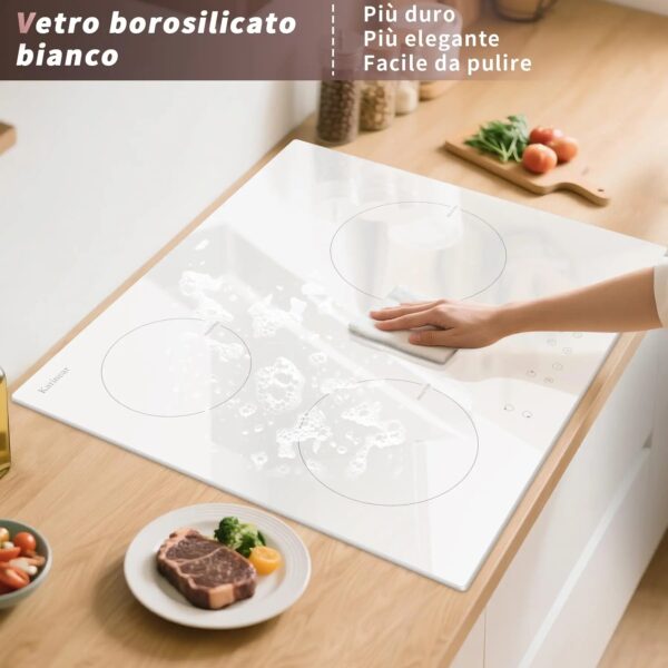 A7c2d1adcf3a04084a32ce97500112775h.jpg Karinear Induction Hob 3 Plates, White with Plug, Autonomous Hob Installation 59 cm, Boost, Safety Lock, Timer, 16 A, 220-240 V
