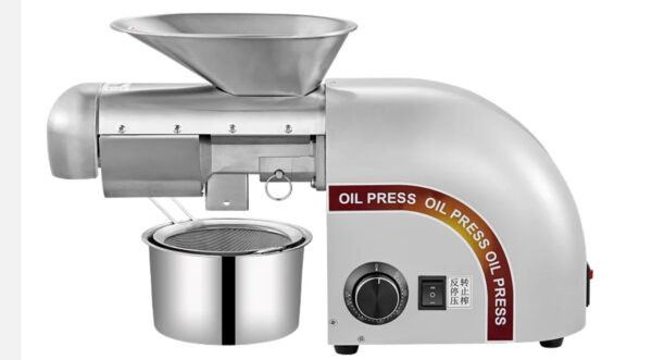Intelligent Oil Press Automatic Household Stainless Steel Hot Cold Oil Extraction Machine Temperature Control Sesame Oil Peanut