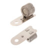 1 PCS Spring Pen Clip Metal Pencil Holder Single Hole Double Opening Triple Orifice Elastic Loop Portable Writing Stationery