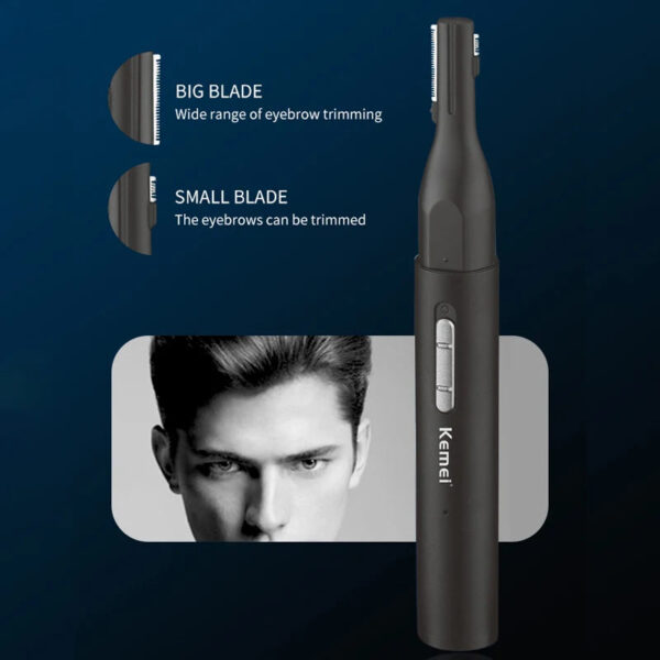 H129134639cdb406a80b7bcf472d3dfd25.jpg Rechargeable all in one hair trimmer pen for men grooming kit electric beard trimmer facial body eyebrow nose ear trimmer neckli