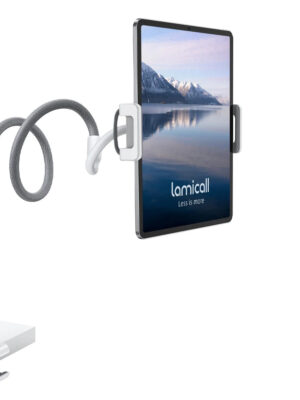H166680e0943e42f5936b3901066fa2e59.jpg Lamicall LS02 Flexible Gooseneck Tablet Holder Bed Headboard Lazy Arm Tablet Mount Stand Hands Free 360 Rotation Pad Smart Phone