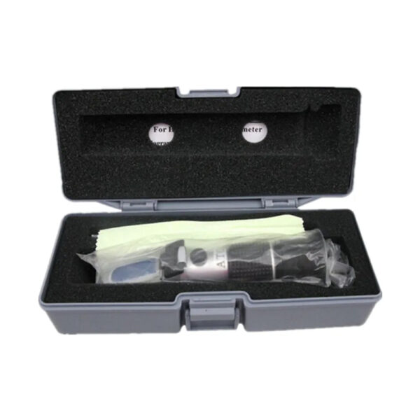 H17afdd1244cc49d7a44c02ae9e23fb07m.jpg Glycol Refractometer Antifreeze Car 1-1.4 Battery Acid Engine Coolant Tester Tool Fluid Refractometer Tester ATC with Box
