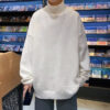 H1889c7de0063466d8ecd2cdf6cc3c9f0P.jpg Knitted Warm Sweater Men Turtleneck Sweater Men's Loose Casual Pullovers Bottoming Shirt Autumn Winter New Solid Color Pullovers