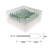 100 pieces Rubber Mounted Point OD10-4mm Grinding Head for Mould Finish Polish Die Grinder Rotary Tools