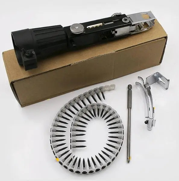 H2c320a806aba41adb9c352013b7e6e7dX.jpg Auto Chain Screw Nail Gun Adapter for Electric Drill Woodworking Tool Cordless Power Drill