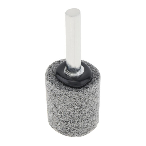 H327e72d0f5b546639f71aeb3aa39b856A.jpg 1pcs Cylindrical Fiber Grinding Head Nylon Grinding Wheel Polishing Wheel 6MM Shank for Rotary Drill Polishing Abrasive Tool