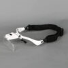 H373ea10b5afe4b1d8eb4bb3cfae9b51cX.jpg Headband LED Magnifier 1.0X, 1.5X, 2.0X, 2.5X, 3.5X Magnifying Glass With LED Light Portable Backlit Magnifier Jewelry Loupe