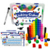 H390bc0f349d5434398276bc1c992e82aU.jpg Montessori Math Toys 10 Colors Rainbow Link Cubes Snap Blocks Stacking Game Educational Learning Toys For Children Diy 3D Puzzle