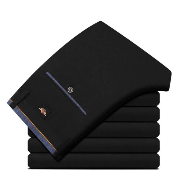 H3aaa14a9c4e64129ba3273b2c78a7a91P.jpg Spring Autumn Mens Business Suit Pants Male Summer Thin Formal Solid Long Dress Straight Baggy Office Trousers Drop Shipping