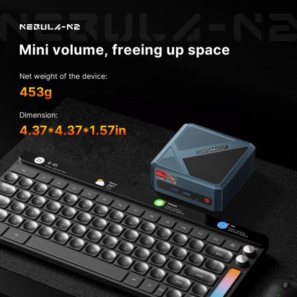 H44d30ad541fb41a3a6f907ccafd313ffj.jpg Origimagic N2 Pro Mini PC AMD Ryzen 7 6800H 8C/16T 4.7GHz 32GB DDR5 RAM 512GB PCle 4.0 NVME SSD Radeon 680M 8K UH DDP to US