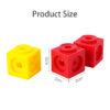 H458174c0d9554958a485a1d5673b46f9V.jpg Montessori Math Toys 10 Colors Rainbow Link Cubes Snap Blocks Stacking Game Educational Learning Toys For Children Diy 3D Puzzle