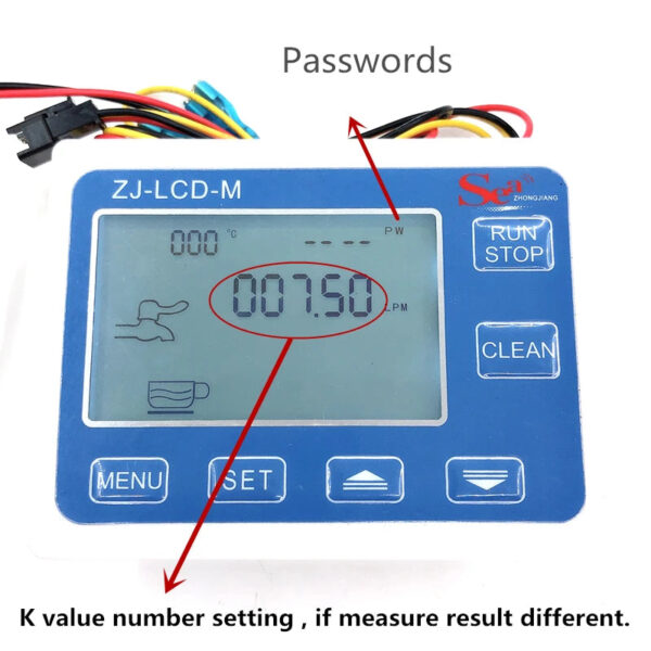 H484b6c3ddf3840bd9cd9327ac1bb9c32W.jpg ZJ-LCD-M Display Controller for Hall Flow Sensor Total Flow and Set How Many Liquid Out Quantitative