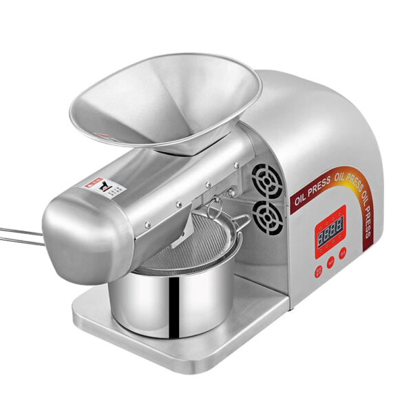 Intelligent Oil Press Automatic Household Stainless Steel Hot Cold Oil Extraction Machine Temperature Control Sesame Oil Peanut