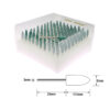100 pieces Rubber Mounted Point OD10-4mm Grinding Head for Mould Finish Polish Die Grinder Rotary Tools