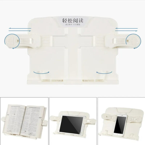 Adjustable Foldable Book Holder for Reading Metal  Book Holder Stand