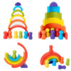 H685d54b86b904781a9b7bc3fd70fc7b5w.jpg DIY children's wooden rainbow toy creative wood rainbow stacked balance blocks baby toy Montessori educational toys for children