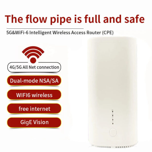 H762801e75bd649d094ef02fdf2eb297b8.jpg 5G CPE LTE WIFI Hotspot Wireless 5G CPE WIFI 6 Router