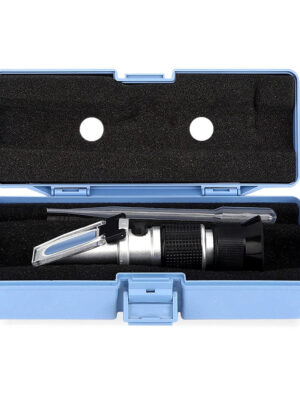 H87b8a23fa13945e29d38ef6d5dff6f57a.jpg Glycol Refractometer Antifreeze Car 1-1.4 Battery Acid Engine Coolant Tester Tool Fluid Refractometer Tester ATC with Box