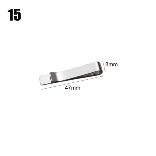 H8bb0d7f01aa046daab8b0ca9b73e3939H.jpg School Office Supply Stainless Steel Handmade Leather Brass Clips Stainless Steel Pen Holder Clip Journal Notebook Paper Folder