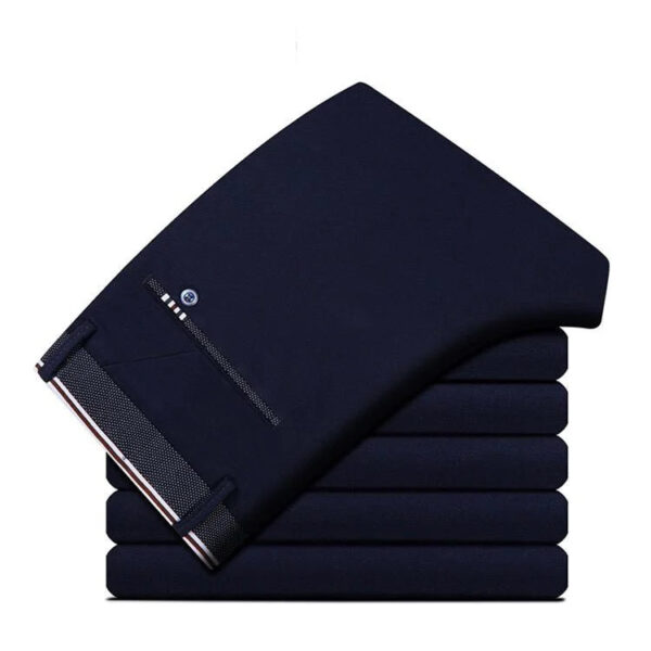 H8c850afc94794ffcb39505150669e4c12.jpg Spring Autumn Mens Business Suit Pants Male Summer Thin Formal Solid Long Dress Straight Baggy Office Trousers Drop Shipping