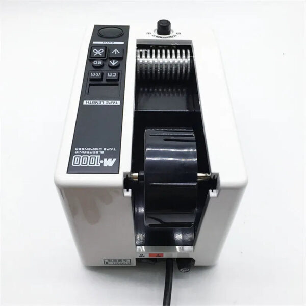 H9780c576d53f4aeaa332837943940849B.jpg Automatic Packing Tape Dispenser M-1000 Tape Adhesive Cutting Cutter Machine 220V/110V Office Equipment