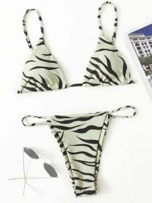 Sexy Zebra Bikini 2026 Woman Swimsuit Female Swimwear Women`s Mini Thong Bikinis Set Summer Beachwear Swimming for Bathing Suit