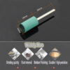 100 pieces Rubber Mounted Point OD10-4mm Grinding Head for Mould Finish Polish Die Grinder Rotary Tools