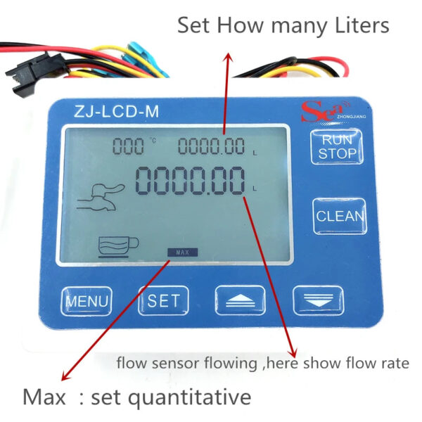 H9e7c064153424285b9d1e7bbc0e7d90aa.jpg ZJ-LCD-M Display Controller for Hall Flow Sensor Total Flow and Set How Many Liquid Out Quantitative