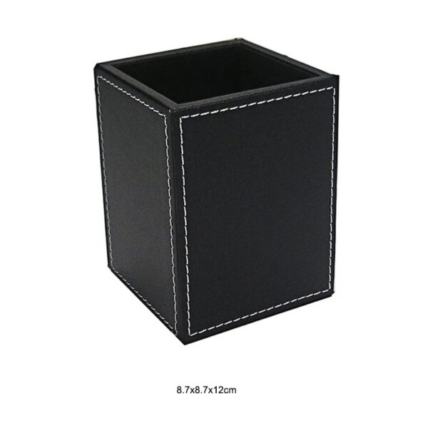 HTB13MboamSD3KVjSZFKq6z10VXaJ.jpg MIRUI PU Leather Desk Stand Skin Care Cosmetic Organizer Pen Holder Desktop Accessories Storage Grids Container Gifts Box Case