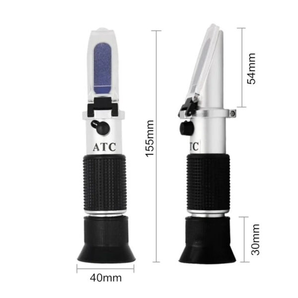 HTB14HCGg_nI8KJjSszbq6z4KFXah.jpg Glycol Refractometer Antifreeze Car 1-1.4 Battery Acid Engine Coolant Tester Tool Fluid Refractometer Tester ATC with Box