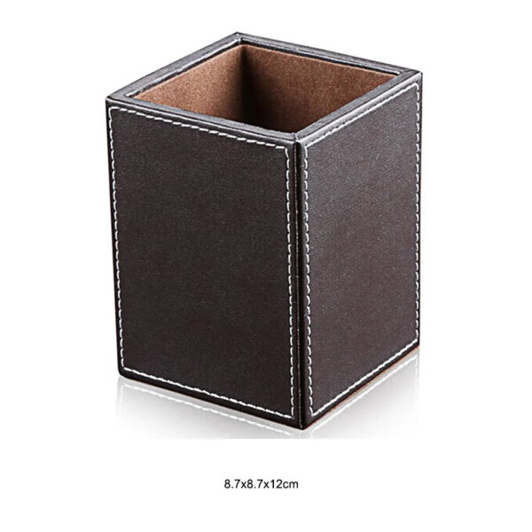 HTB1BnrmaoGF3KVjSZFmq6zqPXXaJ.jpg MIRUI PU Leather Desk Stand Skin Care Cosmetic Organizer Pen Holder Desktop Accessories Storage Grids Container Gifts Box Case