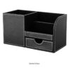 HTB1DDfvaa5s3KVjSZFNq6AD3FXa2.jpg MIRUI PU Leather Desk Stand Skin Care Cosmetic Organizer Pen Holder Desktop Accessories Storage Grids Container Gifts Box Case