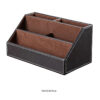 HTB1Ip_mahiH3KVjSZPfq6xBiVXaj.jpg MIRUI PU Leather Desk Stand Skin Care Cosmetic Organizer Pen Holder Desktop Accessories Storage Grids Container Gifts Box Case