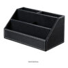 HTB1v_jvaa5s3KVjSZFNq6AD3FXai.jpg MIRUI PU Leather Desk Stand Skin Care Cosmetic Organizer Pen Holder Desktop Accessories Storage Grids Container Gifts Box Case
