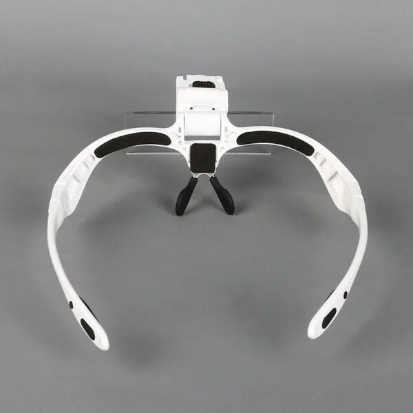 Ha644b1132b284c019366d884d55e1767l.jpg Headband LED Magnifier 1.0X, 1.5X, 2.0X, 2.5X, 3.5X Magnifying Glass With LED Light Portable Backlit Magnifier Jewelry Loupe