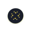 5 Inch 8 Holes 4 Nails Hook & Loop Sanding Pads 1 Pcs 125mm for Fits Air Sander Polishing and Sanding Wood Car Body and Metal