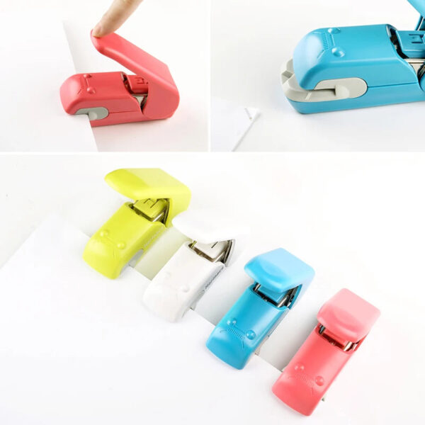 Ha7fb5d32ce394cb58c3e22fd1f3f57c3X.jpg 1PC Stapleless Stapler Book Paper Stapling Stapler Mini Portable No Staples School Office Supplies