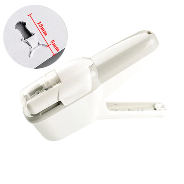 Ha8e178e3ffe148d78a247e2728b18a0fa.jpg 1PC Stapleless Stapler Book Paper Stapling Stapler Mini Portable No Staples School Office Supplies