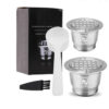 Ha8eefbde1aec48f39d28b773cf379f46B.jpg RECAFIMIL Reusable Stainless Steel Coffee Capsules Refillable Capsules Filters Pods for Nespresso OriginalLine Machines