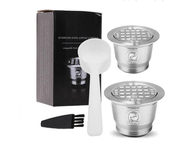 Ha8eefbde1aec48f39d28b773cf379f46B.jpg RECAFIMIL Reusable Stainless Steel Coffee Capsules Refillable Capsules Filters Pods for Nespresso OriginalLine Machines