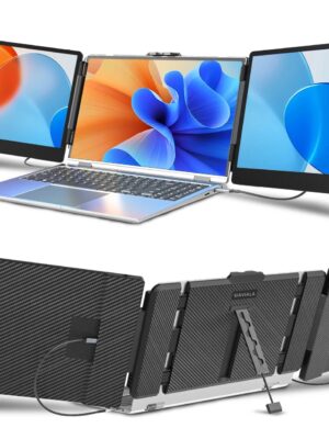 Haa4415ec2c014251844f5cc763ac6252c.jpg Direct Factory Portable Monitors S2 Triple Laptop Screen Extender 14" FHD 1080P IPS Dual Portable Monitor for Laptop Extension