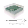 100 pieces Rubber Mounted Point OD10-4mm Grinding Head for Mould Finish Polish Die Grinder Rotary Tools