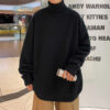 Hc0440f70aa244860bb1990055cef5541o.jpg Knitted Warm Sweater Men Turtleneck Sweater Men's Loose Casual Pullovers Bottoming Shirt Autumn Winter New Solid Color Pullovers