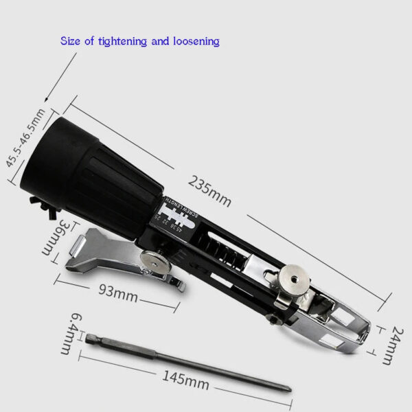 Hc8ab55a5dc3d4106a5ab9f7b9bfa05feP.jpg Auto Chain Screw Nail Gun Adapter for Electric Drill Woodworking Tool Cordless Power Drill