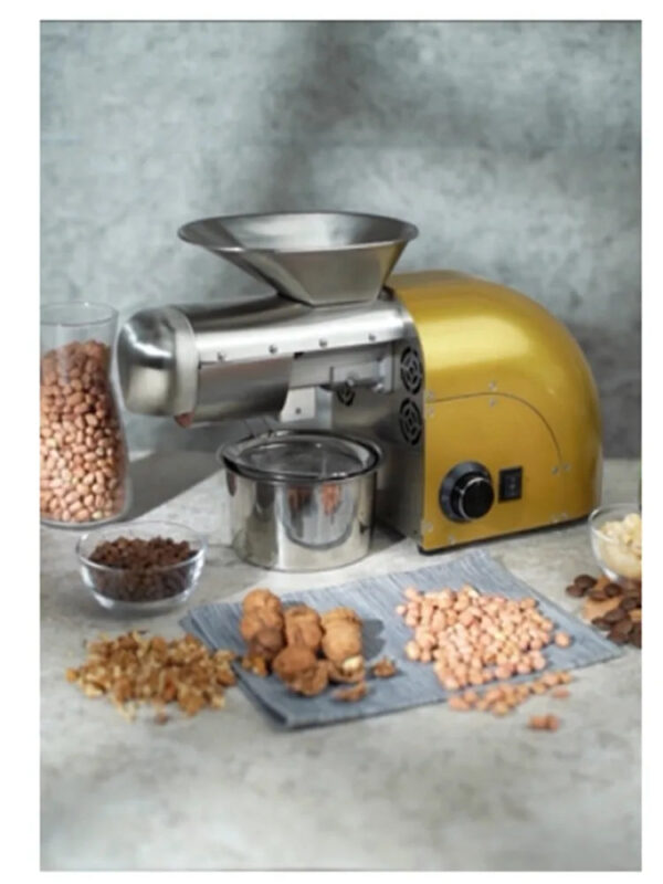 Intelligent Oil Press Automatic Household Stainless Steel Hot Cold Oil Extraction Machine Temperature Control Sesame Oil Peanut