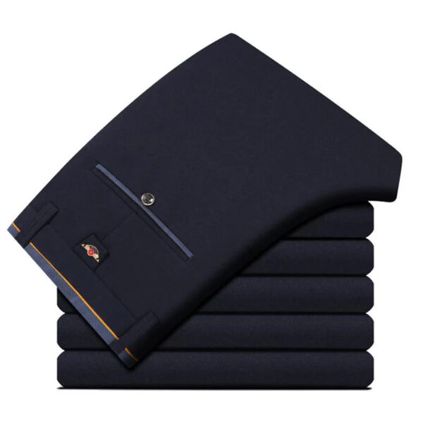 Hd772651447bd451f9cc4071081c2434e3.jpg Spring Autumn Mens Business Suit Pants Male Summer Thin Formal Solid Long Dress Straight Baggy Office Trousers Drop Shipping